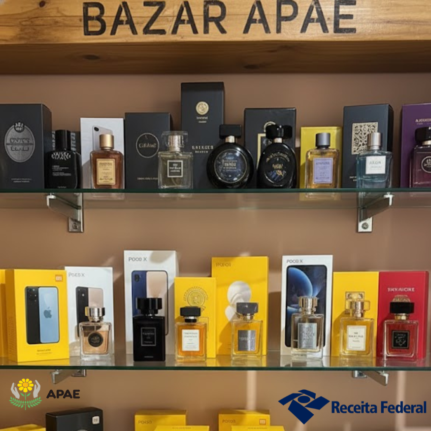 Bazar de itens apreendidos pela Receita Federal acontece neste sábado em Mato Rico